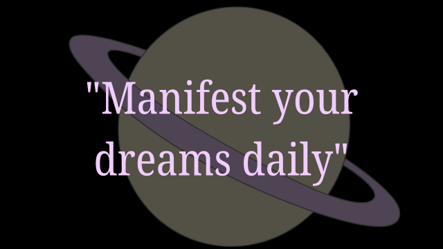 Manifestation kya hai 