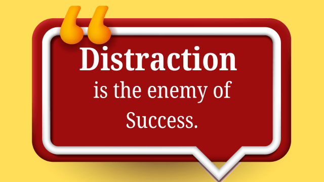 Distraction se kaise bache 