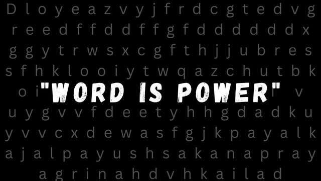 शब्दों की शक्ति