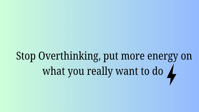 Overthinking se kaise bache 