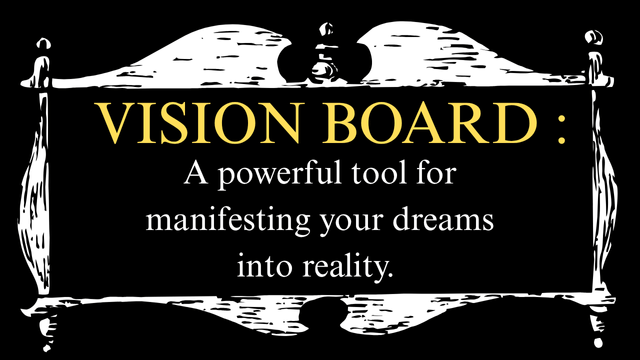 Vision board ideas 